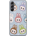 Miniatyrbillede 1 af 3: Samsung Galaxy S23 FE Gennemsigtig cover Pastel Labubu