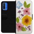 Miniatyrbilde 1 av 3: Xiaomi Redmi Note 9 4G Lommeboketui Pressede blomster