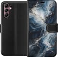Kompatibelt Plånboksfodral till Samsung Galaxy A14 5G Nattmarmor blå
