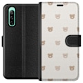Miniatyrbillede 1 af 3: Sony Xperia 10 IV Tegnebogsetui Teddybaggrund - søde teddybjørne mod en blød baggrund