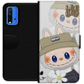 Pikkukuva 1 / 3: Xiaomi Redmi Note 9 4G Lompakkokotelo Labubu Minimal Mood - Yksinkertainen ja tyylikäs hirviösuunnittelu