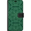 Kompatibelt Plånboksfodral till Xiaomi 13T Pro Gröna ornament grön