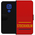 Miniatyrbillede 1 af 3: Motorola Moto G9 Play Tegnebogsetui Stockholm – Hockey