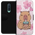 Pikkukuva 1 / 3: OnePlus 8 Lompakkokotelo Kawaii Capybara Sydän Anime-tyyli S