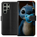 Pikkukuva 1 / 3: Samsung Galaxy S23 Ultra Lompakkokotelo Stitch & Napp - vauvateema söpöllä hahmolla