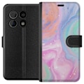 Miniatyrbillede 1 af 3: OnePlus 10 Pro Tegnebogsetui Pastelmarmor