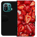 Pikkukuva 1 / 3: Xiaomi Mi 11 Pro Lompakkokotelo Mansikkakuviointi - makea moti