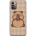 Pikkukuva 1 / 3: Nokia G21 Läpinäkyvä kuori Mobilskal kawaii capybara flera figurer japansk stil
