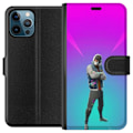 Miniatyrbillede 1 af 3: Apple iPhone 12 Pro Max Tegnebogsetui sort ridder fortnite