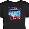Miniatyrbillede 1 af 8: Børne T-shirt | Behagelig T-shirt til Børn Minecraft sort 7-8 År