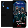 Pikkukuva 1 / 3: Huawei P Smart Z Lompakkokotelo Squid Game Kausi 3 TV-sarjan hahmot Suositut TV-sarja Motiivit Ikoni Jännitys Draama Aasialainen suunnittelu Trendi