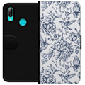 Pikkukuva 1 / 3: Huawei P smart 2019 Lompakkokotelo Kukat & Linnut - Romanttine