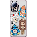 Pikkukuva 1 / 3: Xiaomi 13 Lite Läpinäkyvä kuori Labubu hahmokokoelma - Pop Mart Labubu The Monsters väriluulisessa muotoilussa
