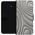 Pikkukuva 1 / 3: Samsung Galaxy J6+ Lompakkokotelo Hopea-aallot