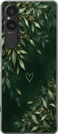 Kompatibelt Mobildeksel til Sony Xperia 5 V Skogsblad grønn