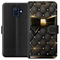 Miniatyrbillede 1 af 3: Samsung Galaxy A6 (2018) Tegnebogsetui Guldrosen