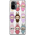 Miniatyrbilde 1 av 3: Xiaomi Redmi Note 10 Gjennomsiktig deksel Labubu Pink Monster
