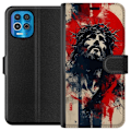 Pikkukuva 1 / 3: Motorola Edge S Lompakkokotelo Jeesus ristillä - kristillinen