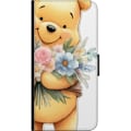 Miniatyrbilde 3 av 3: Samsung Galaxy A11 Lommeboketui Nalle Puh med blomster - klass