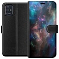 Miniatyrbillede 1 af 3: Samsung Galaxy A51 Tegnebogsetui Galakse Marmor