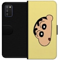 Pikkukuva 1 / 3: Samsung Galaxy A03s Lompakkokotelo Peeking Shinchan