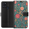 Miniatyrbillede 1 af 3: Samsung Galaxy A21s Tegnebogsetui Floral Dream
