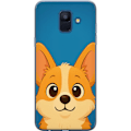Miniatyrbilde 1 av 3: Samsung Galaxy A6 (2018) Gjennomsiktig deksel Hello Corgi