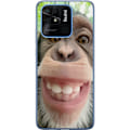 Pikkukuva 1 / 3: Xiaomi Redmi 10C Läpinäkyvä kuori Simpanssi Selfie Rauhallinen Graafinen Suunnittelu Apinan Aihe Suosittu Urban Art Tyyli
