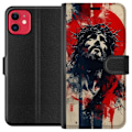 Pikkukuva 1 / 3: Apple iPhone 11 Lompakkokotelo Jeesus ristillä - kristillinen