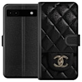 Pikkukuva 1 / 3: Google Pixel 6a Lompakkokotelo Chanel Musta