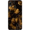 Kompatibel Mobilcover til Huawei P smart 2019 Gylden Noir-blomstring sort
