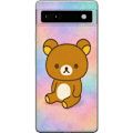 Pikkukuva 1 / 3: Google Pixel 6a Läpinäkyvä kuori Kawaii Sanrio Rilakkuma