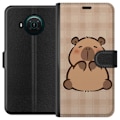Miniatyrbillede 1 af 3: Nokia X10 Tegnebogsetui Mobilskal kawaii capybara flera figurer japansk stil