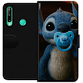 Pikkukuva 1 / 3: Huawei P40 lite E Lompakkokotelo Stitch & Napp - vauvateema söpöllä hahmolla