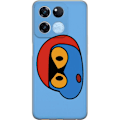 Pikkukuva 1 / 3: OnePlus Ace Racing Läpinäkyvä kuori Bold Bot Head