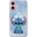 Pikkukuva 1 / 3: Apple iPhone 16 Läpinäkyvä kuori Stitch Hyppäävä Ilo - H