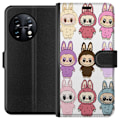 Miniatyrbillede 1 af 3: OnePlus 11R Tegnebogsetui Labubu Pink Monster - Popkunst med K
