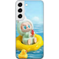 Pikkukuva 1 / 3: Samsung Galaxy S22+ 5G Läpinäkyvä kuori Labubu Stripe Attac