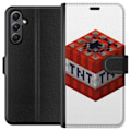Miniatyrbild 1 av 3: Samsung Galaxy A24 4G Plånboksfodral Minecraft TNT