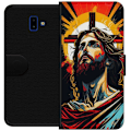 Pikkukuva 1 / 3: Samsung Galaxy J6+ Lompakkokotelo Jeesus ja Kortti - uskonnoll