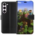 Kompatibelt Lommeboketui til Samsung Galaxy S23 Minecraft