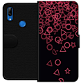 Miniatyrbillede 1 af 3: Huawei P Smart Z Tegnebogsetui Squid Game Ikoner Serie Design Populært TV Spil Ikoner Grafisk Motiv Asiatisk Trend Dramaserie