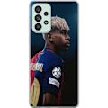 Pikkukuva 1 / 3: Samsung Galaxy A73 5G Läpinäkyvä kuori Lamine Yamal - Barcelonan ihmelapsi fokuksessa