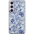 Miniatyrbilde 1 av 3: Samsung Galaxy S23 Gjennomsiktig deksel Blomster Blå...