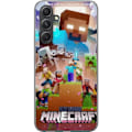Miniatyrbillede 1 af 3: Samsung Galaxy S24+ Gennemsigtig cover Minecraft