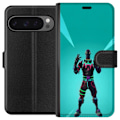 Miniatyrbillede 1 af 3: Google Pixel 9 Pro XL Tegnebogsetui sort ridder fortnite