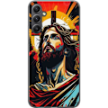 Pikkukuva 1 / 3: Samsung Galaxy S23 FE Läpinäkyvä kuori Jeesus ja Kortti - u