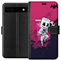 Pikkukuva 1 / 3: Google Pixel 6a Lompakkokotelo Marshmello Fortnite Skin Emote Gaming DJ Hahmo Suosittu Aihe Lapsi Nuori Trendi