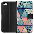Miniatyrbillede 1 af 3: Apple iPhone 5 Tegnebogsetui Mandala Trekanter