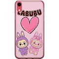 Pikkukuva 1 / 2: Apple iPhone XR Läpinäkyvä kuori Labubu Pink Monster
